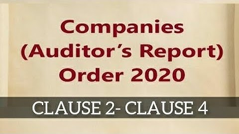 CARO 2020 | PART - 4 | By Somya Agarwal #audit #cainter #ca final