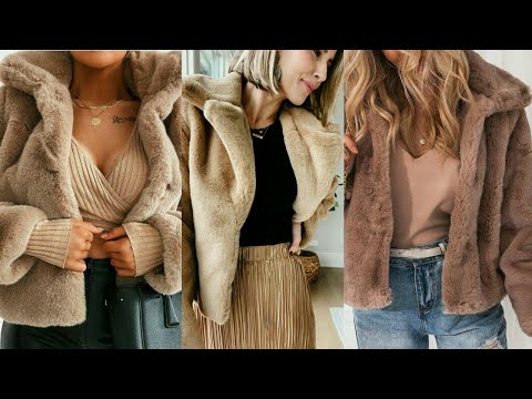 خياطة فاست معطف شتوي بقماش الفرو باقل تكلفة