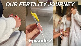 OUR FERTILITY JOURNEY | episode 2 | FINALLY getting our IVF date, starting injections \& a cyst