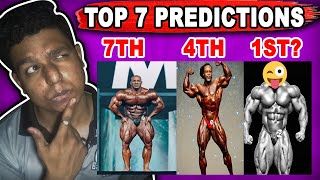 Mr Olympia 2020 TOP 7 Predictions in HINDI.