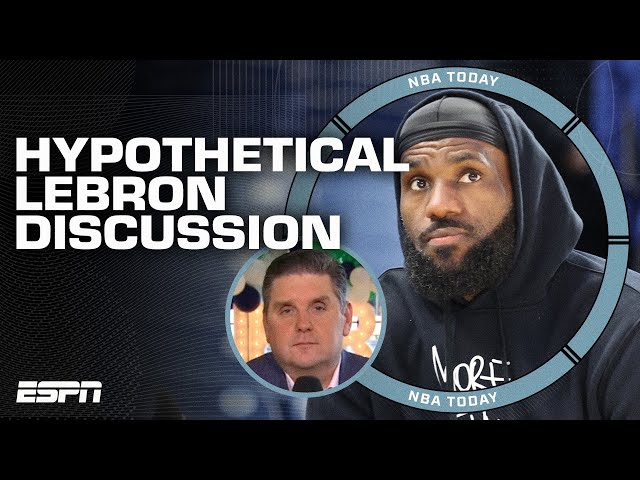 Pitching LeBron James to the 76ers 😳 'He'd fit in GREAT there' - Brian Windhorst | NBA Today class=