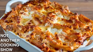 how to make BAKED ZITI (PASTA AL FORNO)