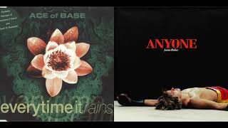 Ace Of Base vs Justin Bieber - Everytime Anyone Rains (DN Mashup)