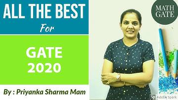 ALL THE BEST_ GATE _2020 I MATH GATE I GATE_MATHS