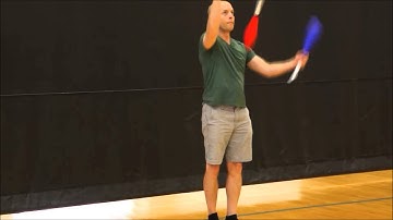 Triple multiplex hatchet  with six clubs.  By Duck and Cover - Leif Pettersen and Steve Birmingham