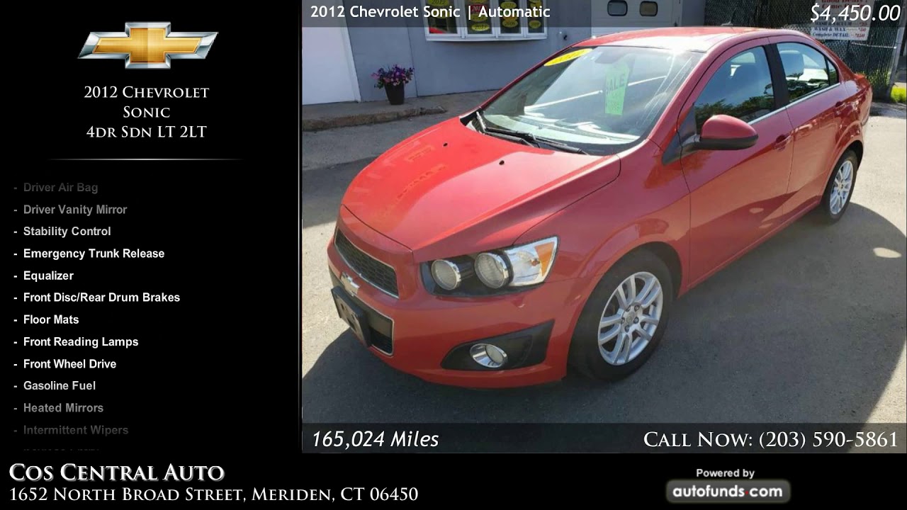 Used 2012 Chevrolet Sonic | Cos Central Auto, Meriden, CT