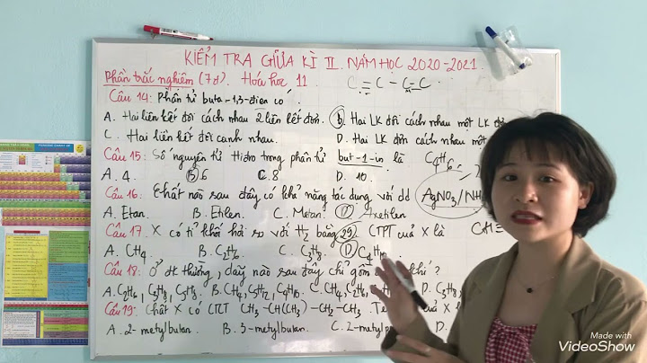 Kiểm tra chương hidrocacbon lớp 11 môn hóa học