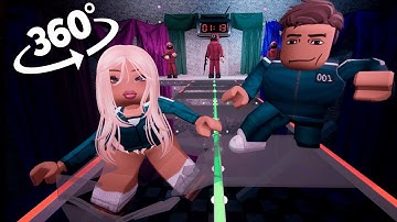 360° ROBLOX Glass Bridge in Squid Game | VR 4K