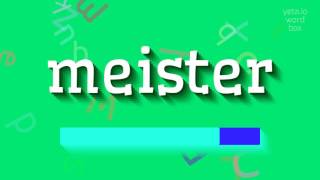 Download How to say "meister"! (High Quality Voices) Mp3 and Video How to say "meister"! (High Quality Voices)