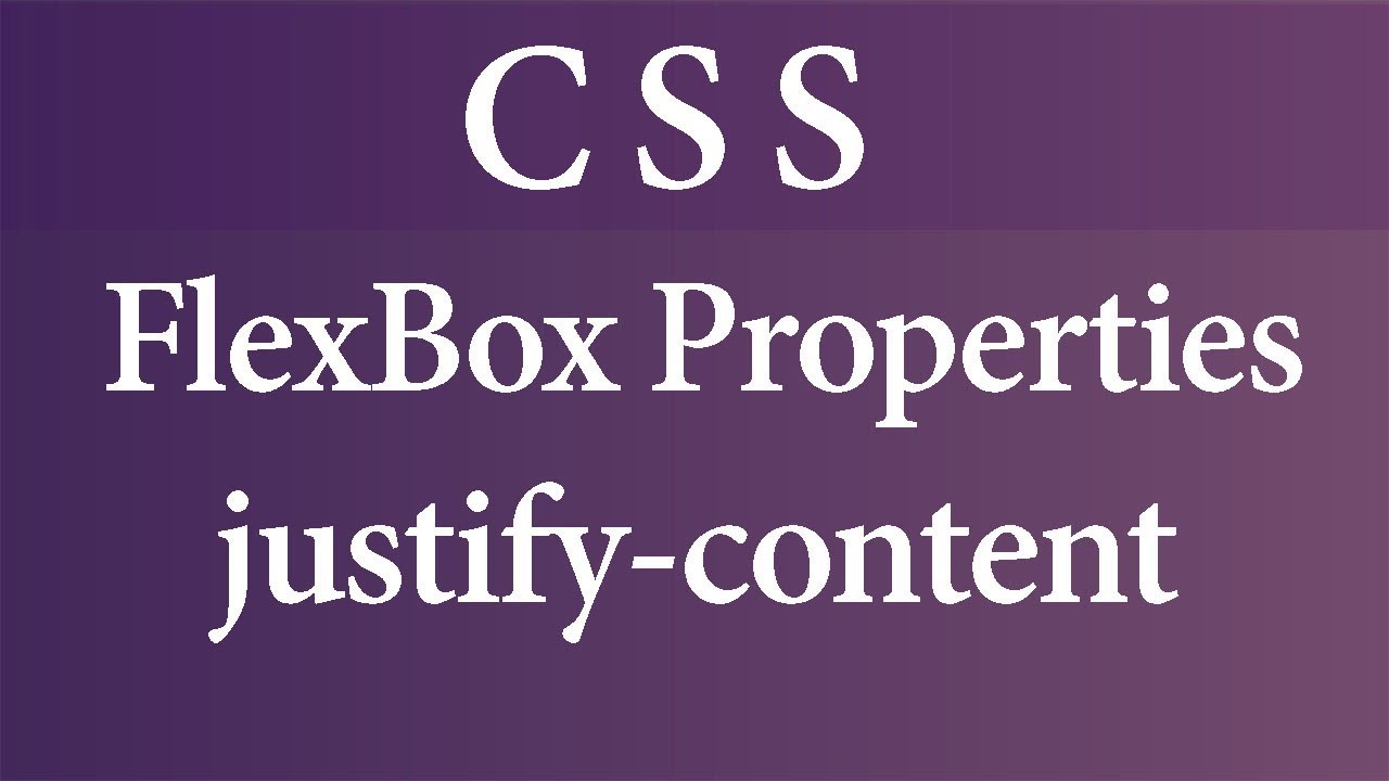 Justify Content in CSS (Hindi) - YouTube