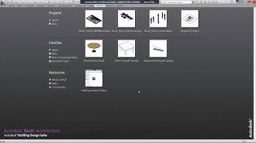 Revit Architecture 2012 - Starting View
