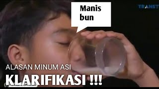 Klarifikasi alasan betran peto minum ASI  bunda sarwendah