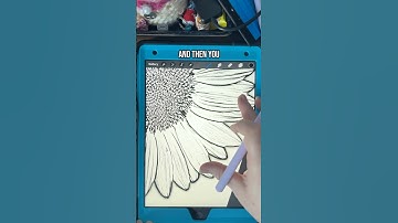 How to make line art from a photo using procreate digital art app ￼