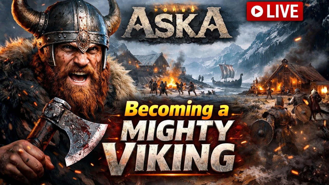 Forging a Viking Empire in ASKA! LIVE Gameplay