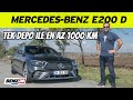 Mercedes E 200 d 2020 test sürüşü | Tek depo ile en az 1000 km