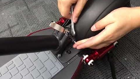 Kugoo M4 Pro Seat Loose Adjustment Video Tutorial(Kugoo M4 Pro座椅松动调节视频)