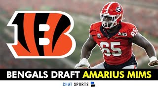 Amarius Mims Selected By Bengals With Pick #18 In Round 1 of 2024 NFL Draft - Instant Reaction by Bengals Breakdown by Chat Sports 2,464 views 1 month ago 8 minutes, 52 seconds