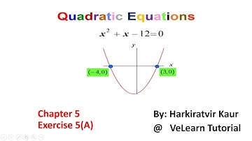 Quadratic Equations | Chapter 5 | Exercise 5 A | Concise Mathematics | Class 10 | ICSE | 2024-25