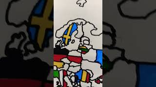 Drawing European modren country flags