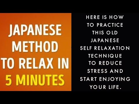 Japanese Self Relaxation Technique To Reduce Stress - Nutshell School