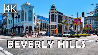 4K Beverly Hills - Rodeo Drive - Los Angeles, California Usa - Walking Tour