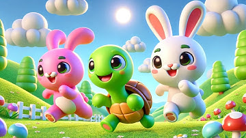 BÀI HÁT TIẾNG VIỆT MỚI RÙA VÀ THỎ - Nhạc Thiếu Nhi 4K Mới Nhất Cho Bé Ngồi Nghe Cả Ngày Không Chán