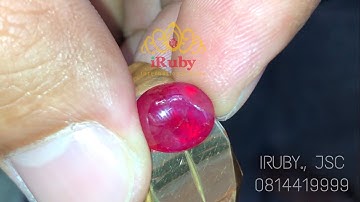 Viên ruby đẹp toàn mỹ mà bạn đang tìm kiếm đã lâu - Ruby lục yên huyết kính 4,8ct - IRUBY