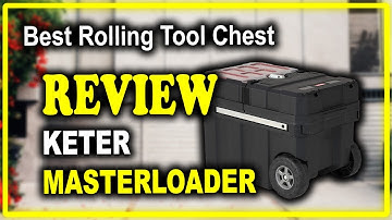 Keter Masterloader Resin Rolling Tool Box with Locking System Review - Best Rolling Tool Box