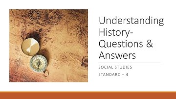 Understanding History - Chapter Questions and Answers | Class 4|ICSE|Social Studies|Quick Revision