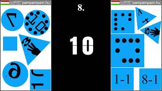 ❻ D A 10x1min🗸⌛colorblind friendly card deck - colour shape value (number) board game🙂pampampam.hu screenshot 1