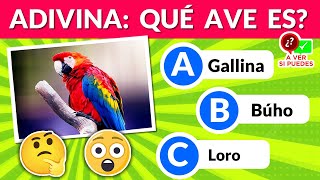 🟢 Adivina el Ave Correcta | Test de 50 Aves | A ver si Puedes Trivia screenshot 1