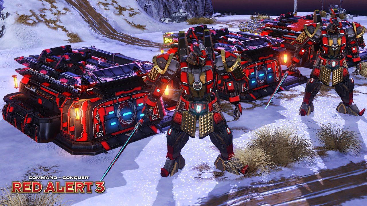 Red Alert 3 [мод Corona] - Небесная Империя против 3 Советских Союзов. Безумный ИИ.