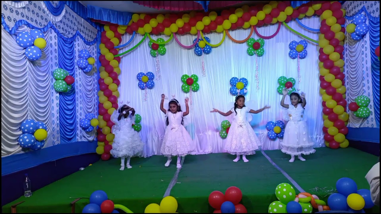 Jagathiki velugunu techenule  in Jesus song with dance in cristmas song sunday school students