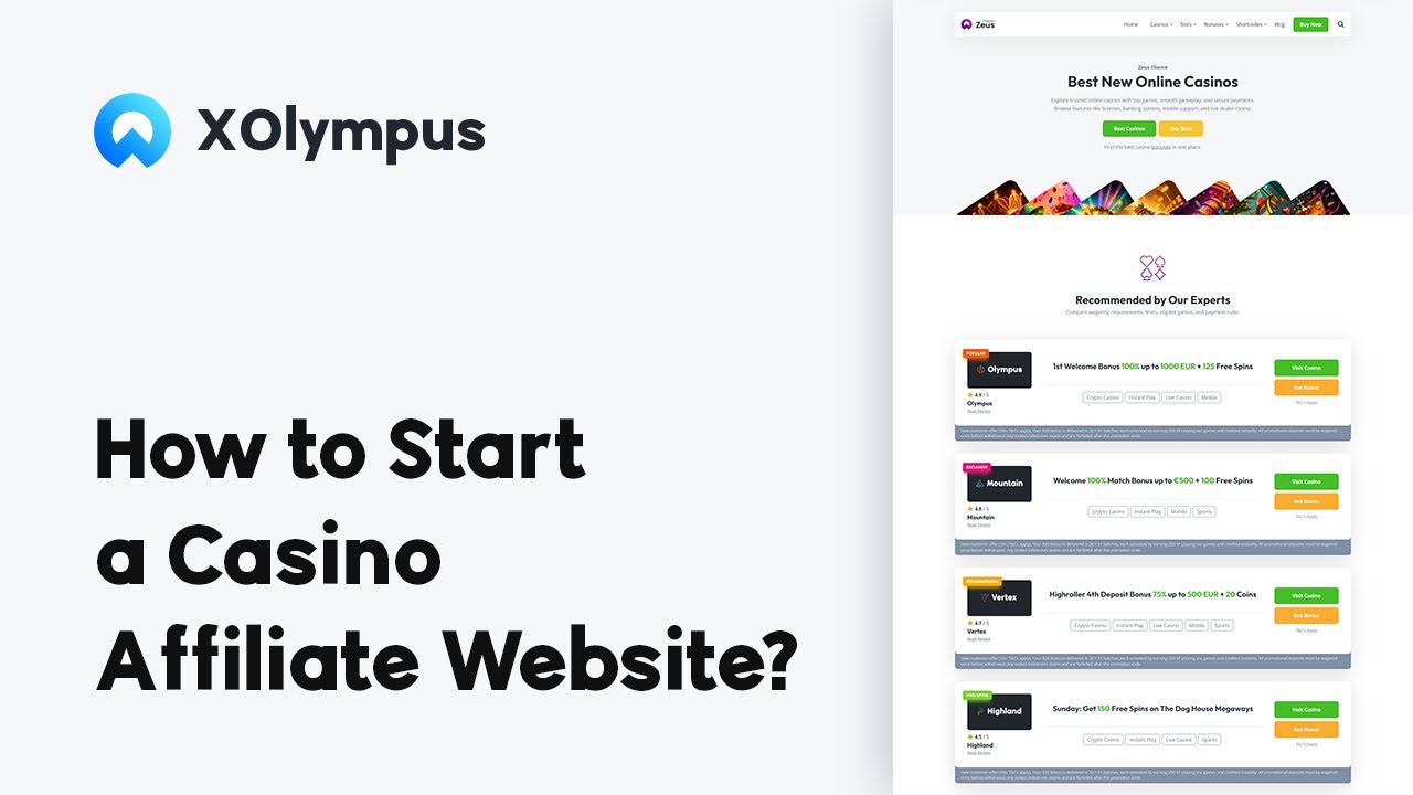 How to Start a Casino Affiliate Website?