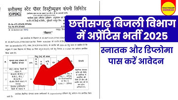 CSPDCL Apprentice Recruitment 2025