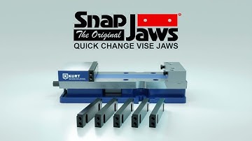 New! Snap Jaws Quick-Change Vise Jaws "Step Jaw" Installation  |  Part# 6HSJ-240