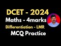 DCET || 2024 || Differentiation Last Minute Preparation ||