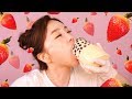 [Mukbang] 쫀득쫀득 버블젤리 + 대왕 딸기 🍓 Bubble Jelly+ Giant Strawberries ASMR Eatingsound eatingshow Ssoyoung