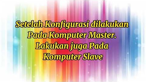 Replikasi Database Pada Xampp Dengan Model Master-Slave | Angga & Yunita Sari