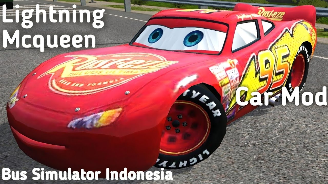 Lightning McQueen on Offroad Map | BUSSID 3D Gameplay 2026