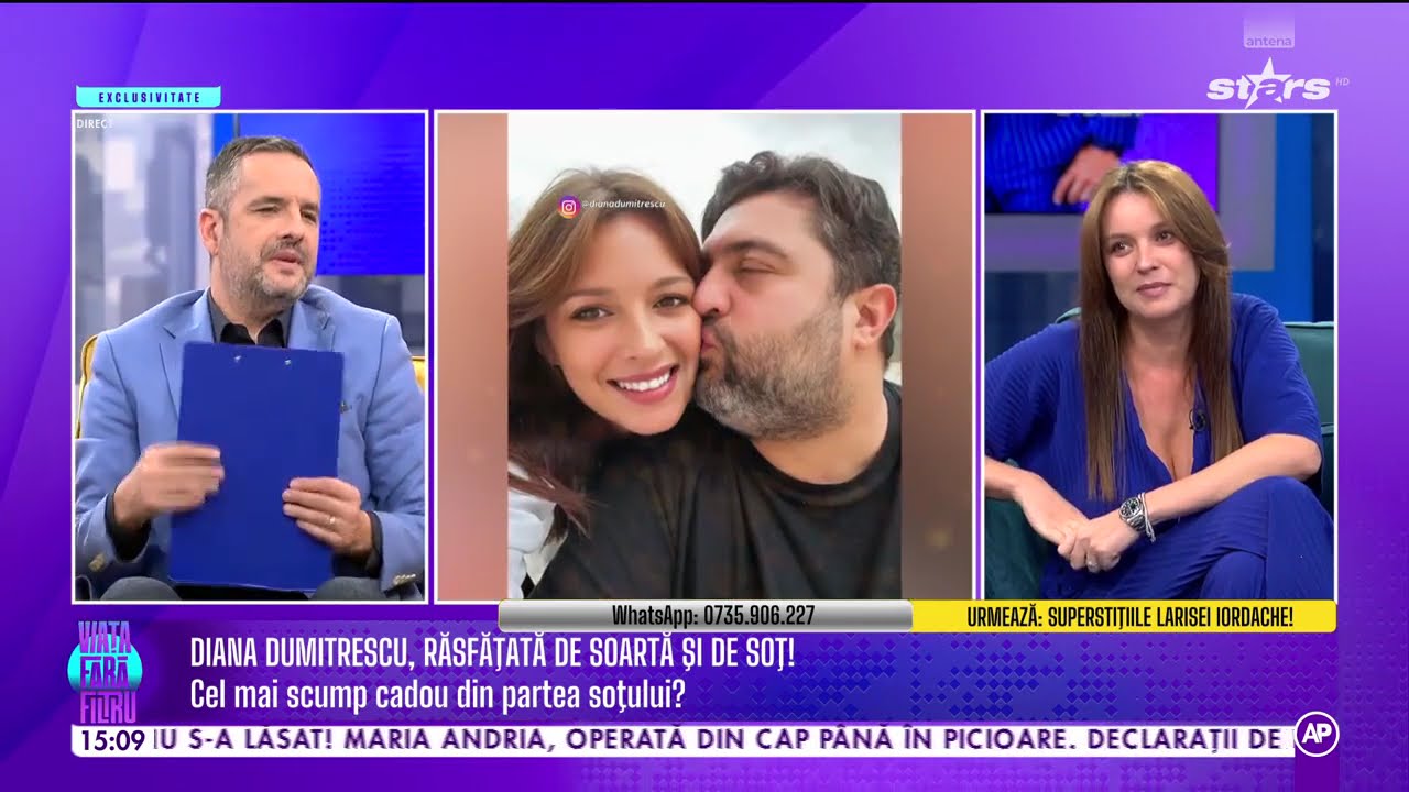 Motivul pentru care Diana Dumitrescu nu doarme în același pat cu soțul ei