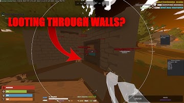 I Broke Unturned — Looting Through Walls with MoonClient Unturned Hack?!