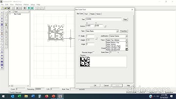 data matrix settings
