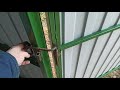 Фиксатор ограничитель упор для  гаражных ворот своими руками. limiter for garage doors