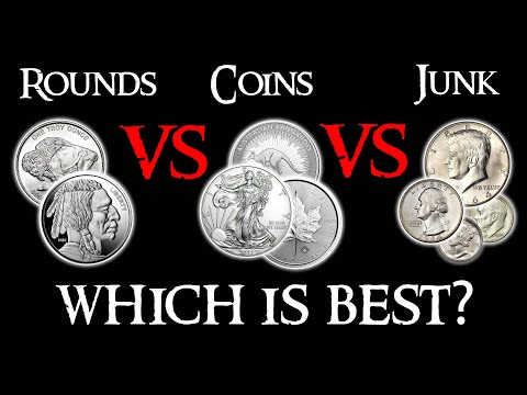 Silver Rounds VS Silver Coins VS Junk Silver - The Best Silver for Stacking