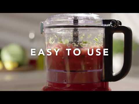 kitchenaid 7 cup food processor youtube