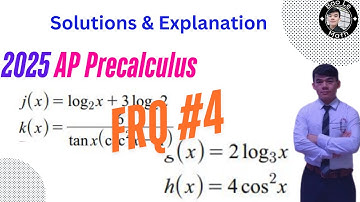 2025 AP Precalculus FRQ #4 – Step-by-Step Solution