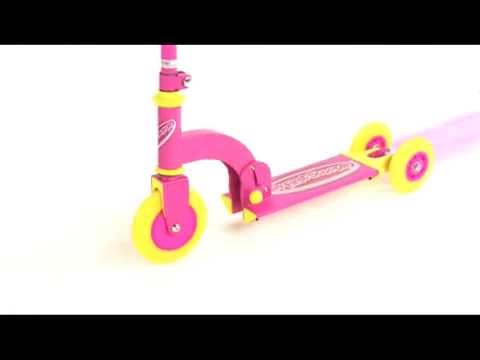 To 2 Pink NEW Ozbozz My First Kids Scooter 4 Wheels To 3 