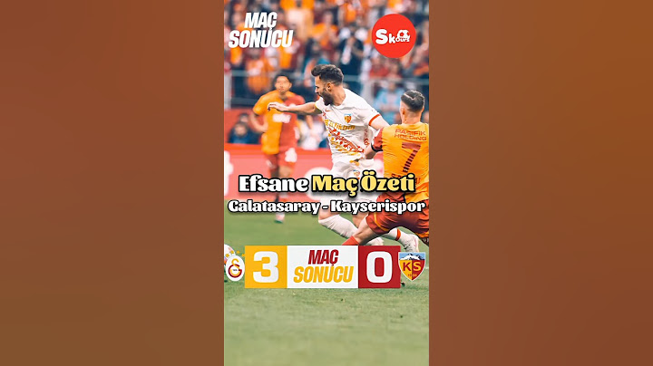 Galatasaray 3-0 Kayserispor maçı özeti Süper Lig 36. Hafta #galatasaray #kayserispor #maçözeti
