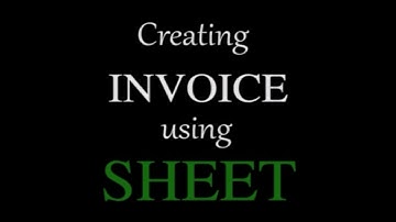 How to create effective invoice in Google Sheets | Invoice Simplified